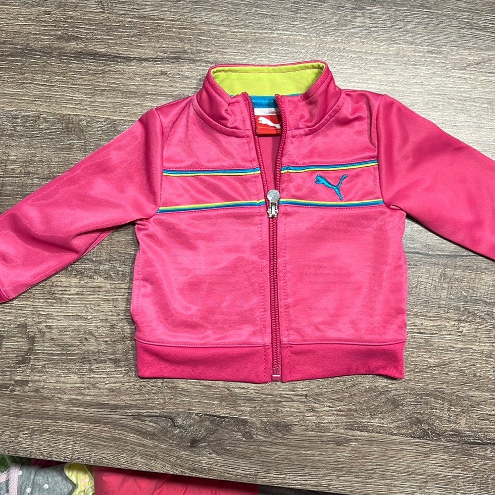 Puma baby girl zip up jacket